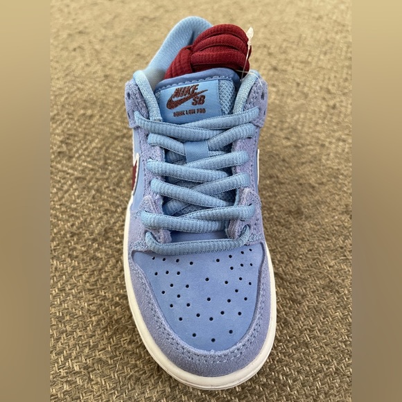Nike SB Dunk Low Pro - Philadelphia Phillies, kids size 11C, brand new in box.